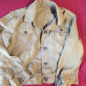 large Liz Claiborne linen shirt Jacket.